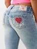 BECCA MID RISE I LOVE TRUE BOOTCUT JEAN