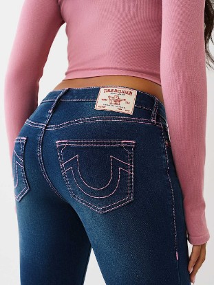 BECCA MID RISE BIG T BOOTCUT JEAN