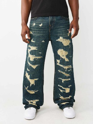 VINNY DESTROYED ULTRA BAGGY JEAN 34"