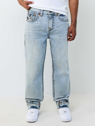 BOBBY BIG T REPURPOSED FLAP BAGGY JEAN 32"