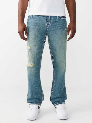 BOBBY ROPE STITCH FLAP BAGGY JEAN 32"