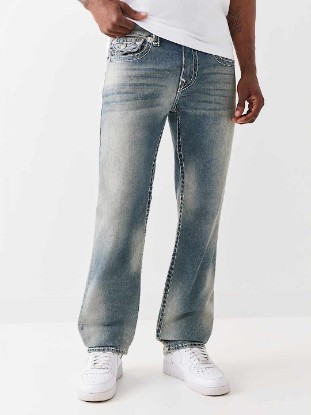 RICKY SUPER T FLAP STRAIGHT JEAN 34\"