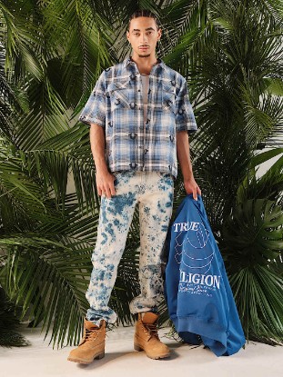 RICKY FLAP STRAIGHT JEAN 34"