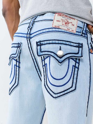 RICKY ROPE STITCH FLAP STRAIGHT JEAN 34"