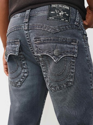 RICKY SUPER T JIMMY FLAP STRAIGHT JEAN 34\"