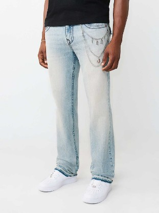 RICKY CHAIN FLAP STRAIGHT JEAN 34"