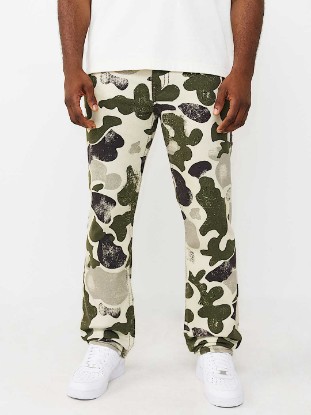 RICKY BIG T CAMO FLAP STRAIGHT JEAN