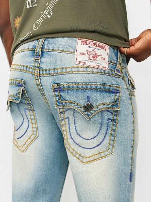 RICKY SUPER T FLAP STRAIGHT JEAN 34\"