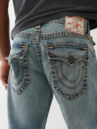RICKY SUPER T FLAP STRAIGHT JEAN 34\"