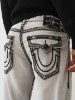 RICKY SUPER QT FLAP STRAIGHT JEAN 34”