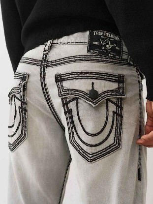 RICKY SUPER QT FLAP STRAIGHT JEAN 34”