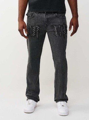 RICKY GRAPHIC FLAP STRAIGHT JEAN 34"