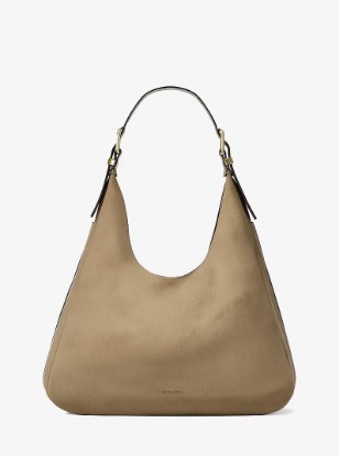 Picture of Nolita Large Nubuck Hobo Shoulder Bag in HUSK