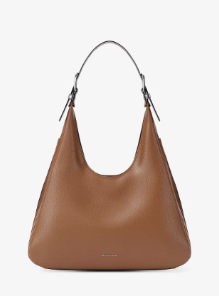 Picture of Grand sac à épaule bohème Nolita en cuir grainé en LUGGAGE