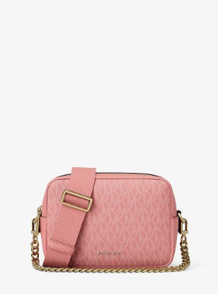 Picture of Bryant Medium Signature Logo Camera Crossbody Bag in PRIMROSE