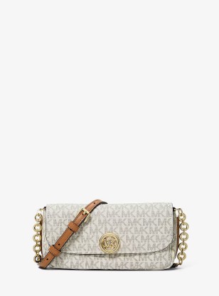 Picture of Nolita Small Signature Logo Crossbody Bag in VANILLA/ACORN