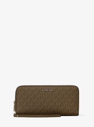 Picture of Large Logo Continental Wallet in LODEN