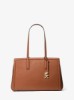 Picture of Laila Medium Leather Tote Bag in LUGGAGE