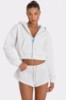 Picture of Oversized Zip-Up Hoodie  in Coconut