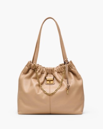 Image 1 of 4 showing The Cristina Tote in CAMEL