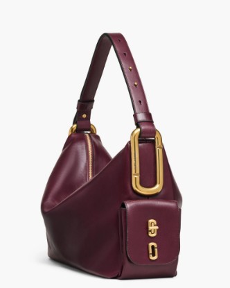 Image 1 of 4 showing Scene Large Shoulder Bag in DARK PORT