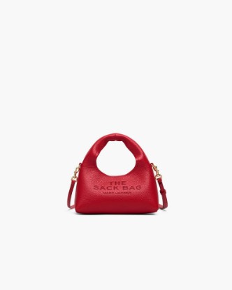 Image 1 of 4 showing The Micro Crossbody Sack Bag in TRUE RED