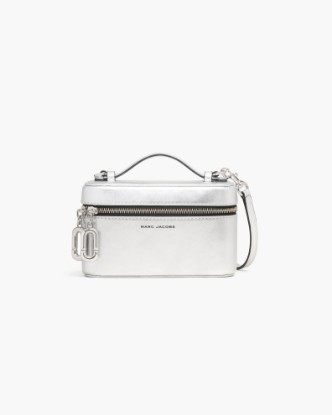 Image 1 of 4 showing Scene Vanity Bag In Metallic in SILVER