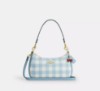 Picture of Teri Shoulder Bag With Gingham Print And Charm
