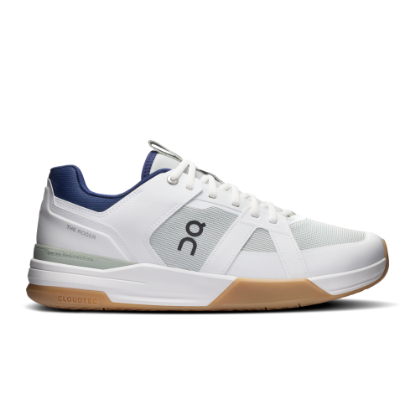 On THE ROGER Clubhouse Pro White & Iceberg Men Tennis Shoes