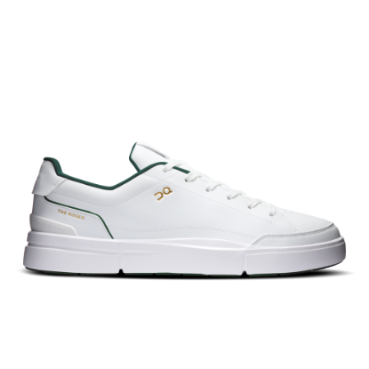 On THE ROGER Centre Court White & Evergreen Women Active life Shoes