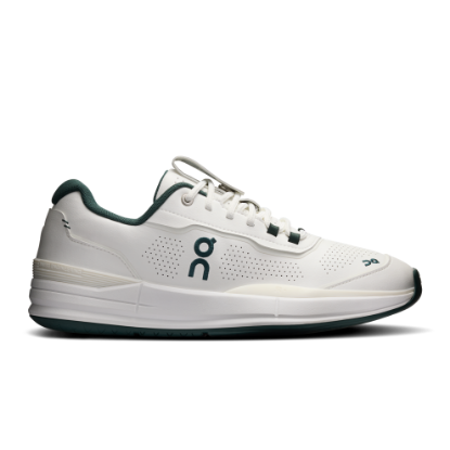 On THE ROGER Pro LDN White & Evergreen Men Tennis Shoes