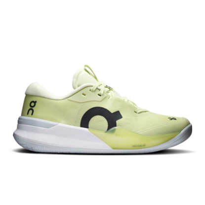On THE ROGER Pro 3 Linen & Lime Women Tennis Shoes