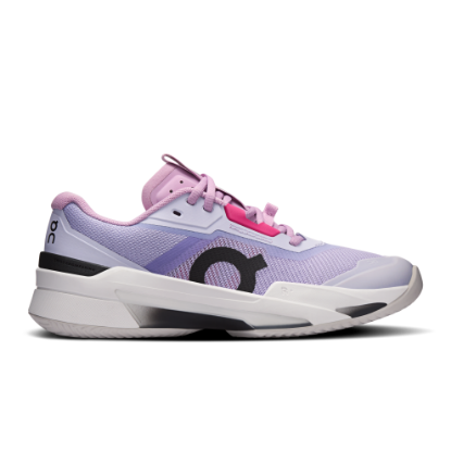 On THE ROGER Pro Fire Clay Bloom & Black Women Tennis Shoes