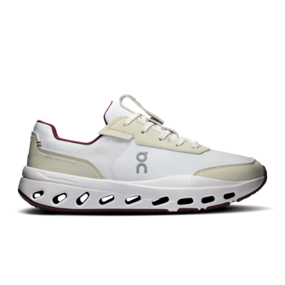 On THE ROGER Wildcard Ivory & Maroon Men Active life Shoes