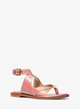 Irene Leather Thong Sandal in PRIMROSE | Michael Kors