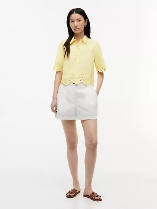 Picture of Embroidered Eyelet Poplin Shirt