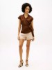Picture of Gold-Button Twill Pocket Short