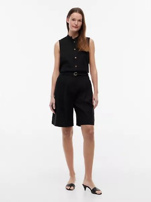 Picture of Sleeveless Slub Twill Shirt