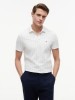Regular Fit Anchor Print Interlock Polo, White