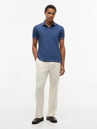 Picture of Slim Fit Tipped Polo
