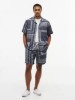 Picture of Classic Fit Bandana Patchwork Camp Shirt