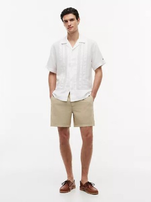 Picture of Classic Fit Linen Mesh Shirt
