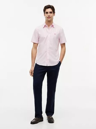 Picture of Regular Fit Short-Sleeve Striped Shirt