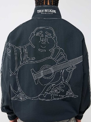 BIG T NYLON QUARTER ZIP JACKET