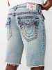 RICKY FLAP FRAYED HEM SHORT