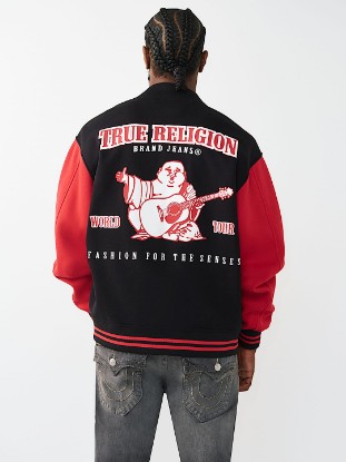 WORLD TOUR FLEECE VARSITY JACKET