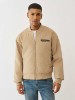 QUILTED CORDUROY BOMBER JACKET
