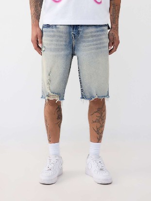 BOBBY DESTROYED HEM FLAP BAGGY SHORT