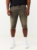 RICKY BIG T FLAP FRAY HEM SHORT