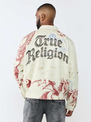WASHED POPLIN TATTOO JACKET